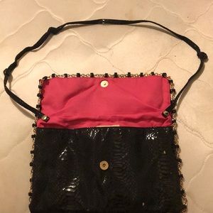 Nicki Minaj Black clutch bag!